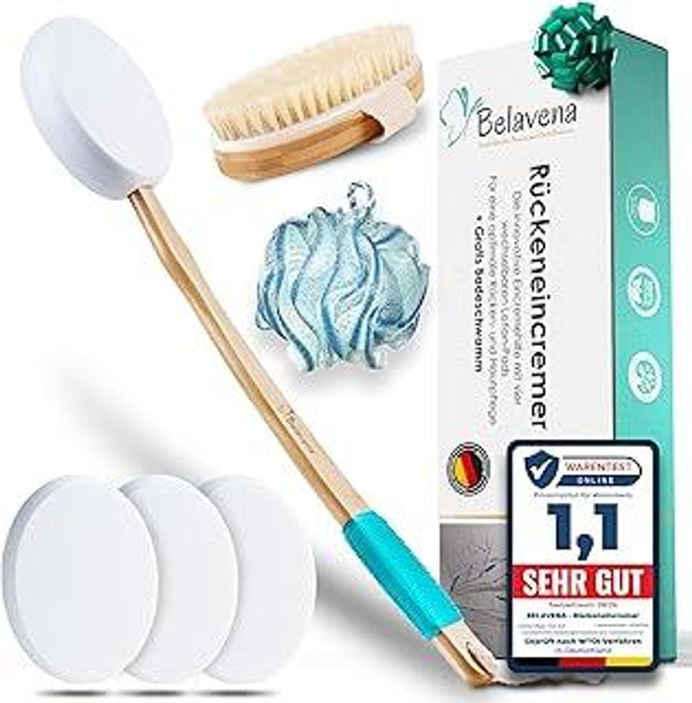 BELAVENA Eincremehilfe für Rücken | Verbessertes Konzept Produktbild 