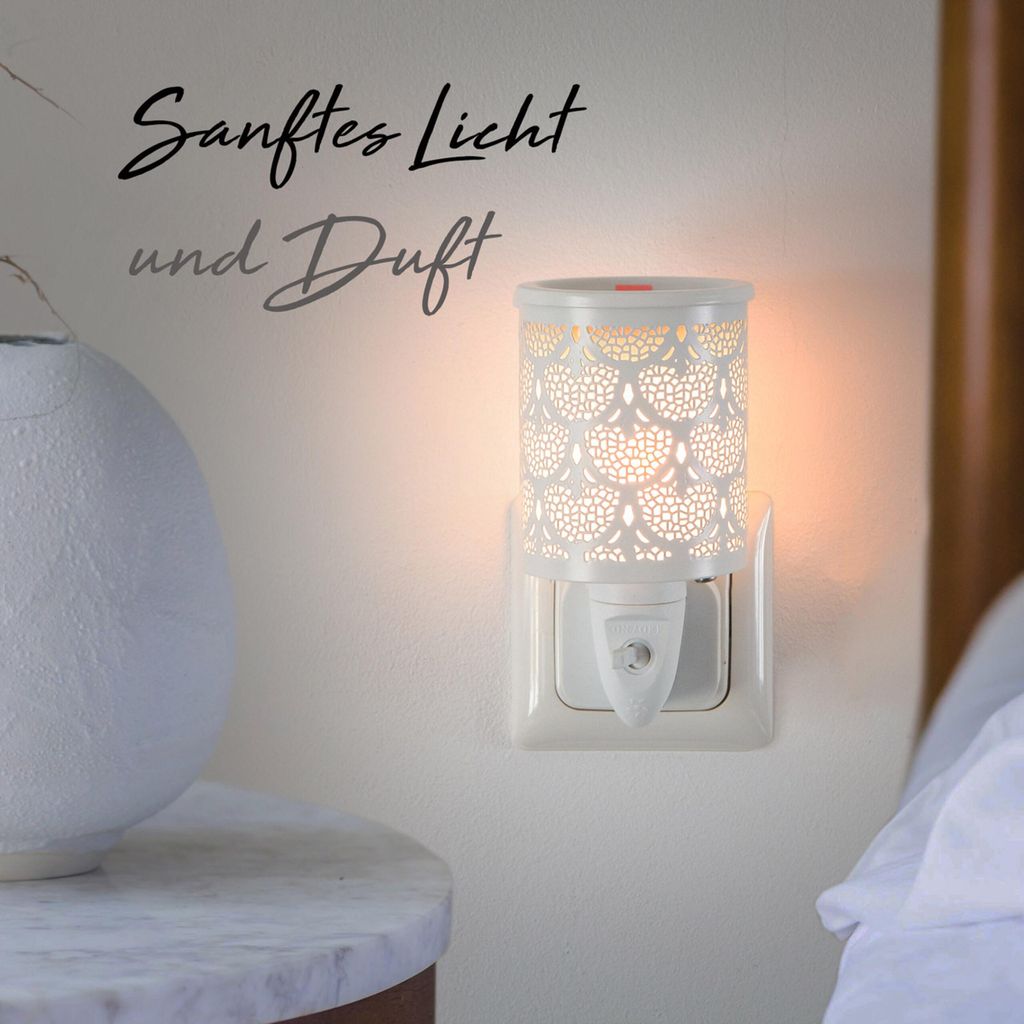 Diffusore elettrico, funzione luce notturna, H 13,5 x L 6,5 Immagine del prodotto 
