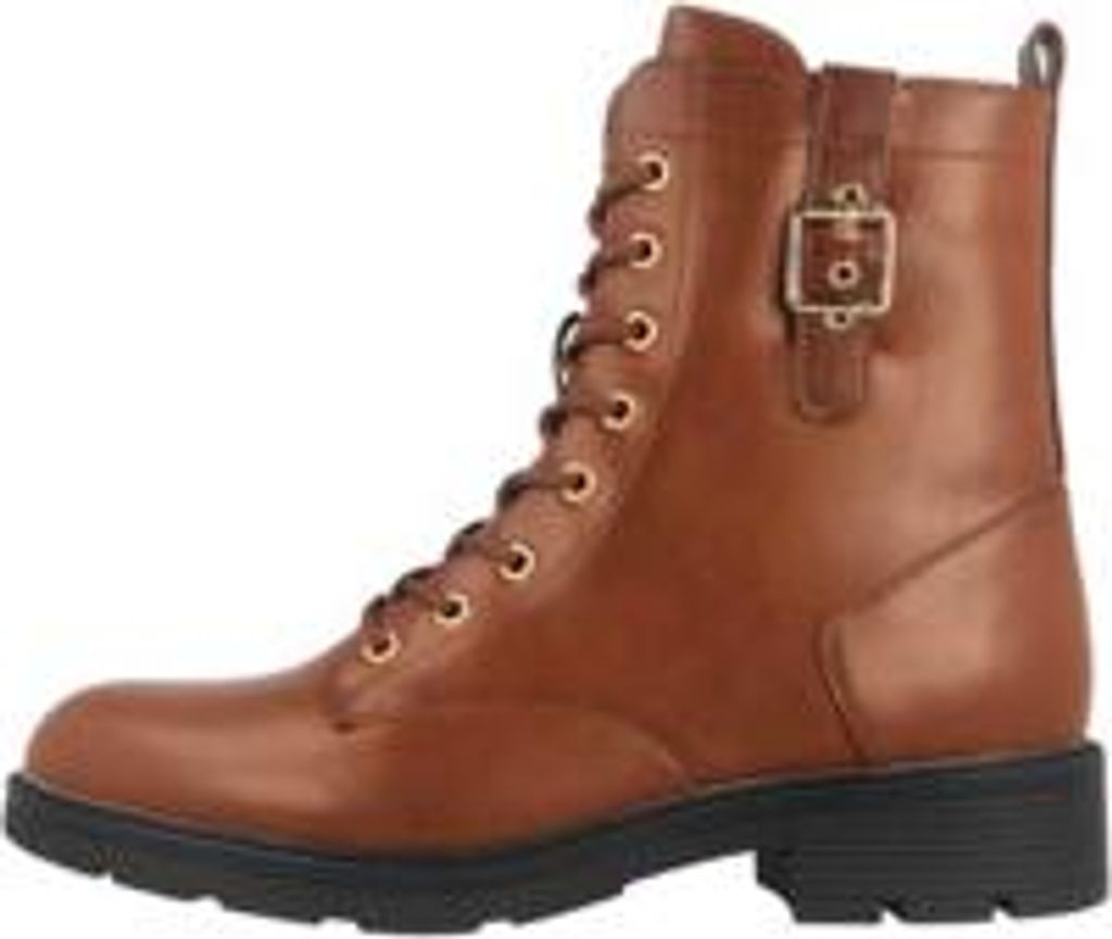 Fitters Footwear Angela Stiefeletten in Übergrößen Braun 2AA0380202 Cognac große Damenschuhe