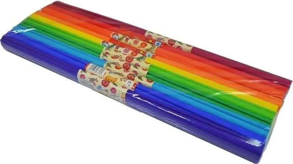 Carta Crespata Colorata per Bambini Spectrum Mix - 10 Rotoli Lavoretti