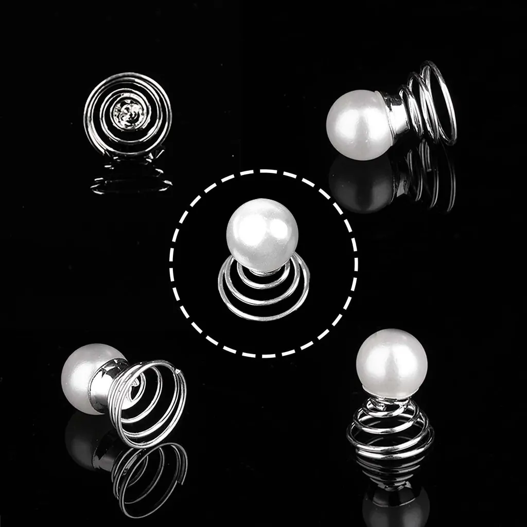 Épingles spirales anti-glisse : fixez vos bijoux de cheveux mariage