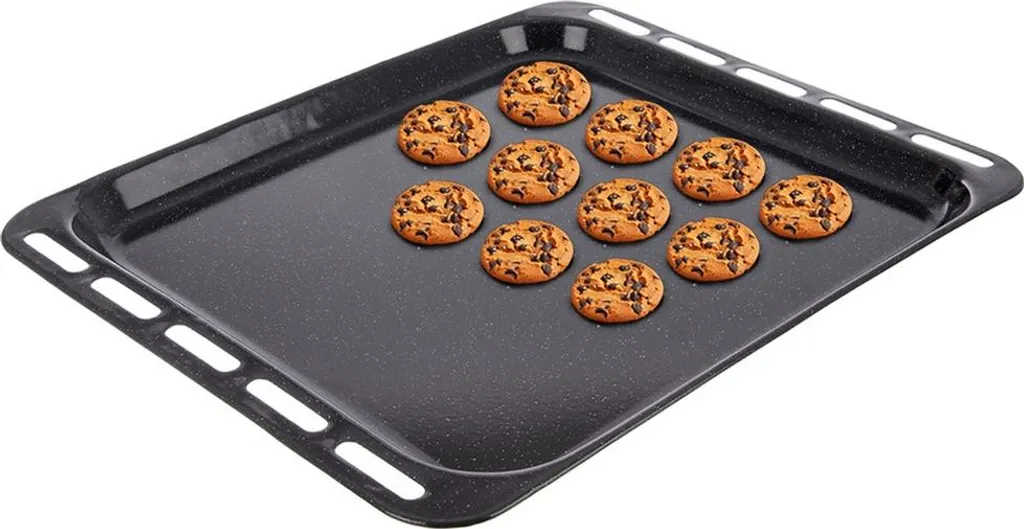 Teglia Orion 44.5x36 cm Smaltata: Ideale per Pizza e Biscotti