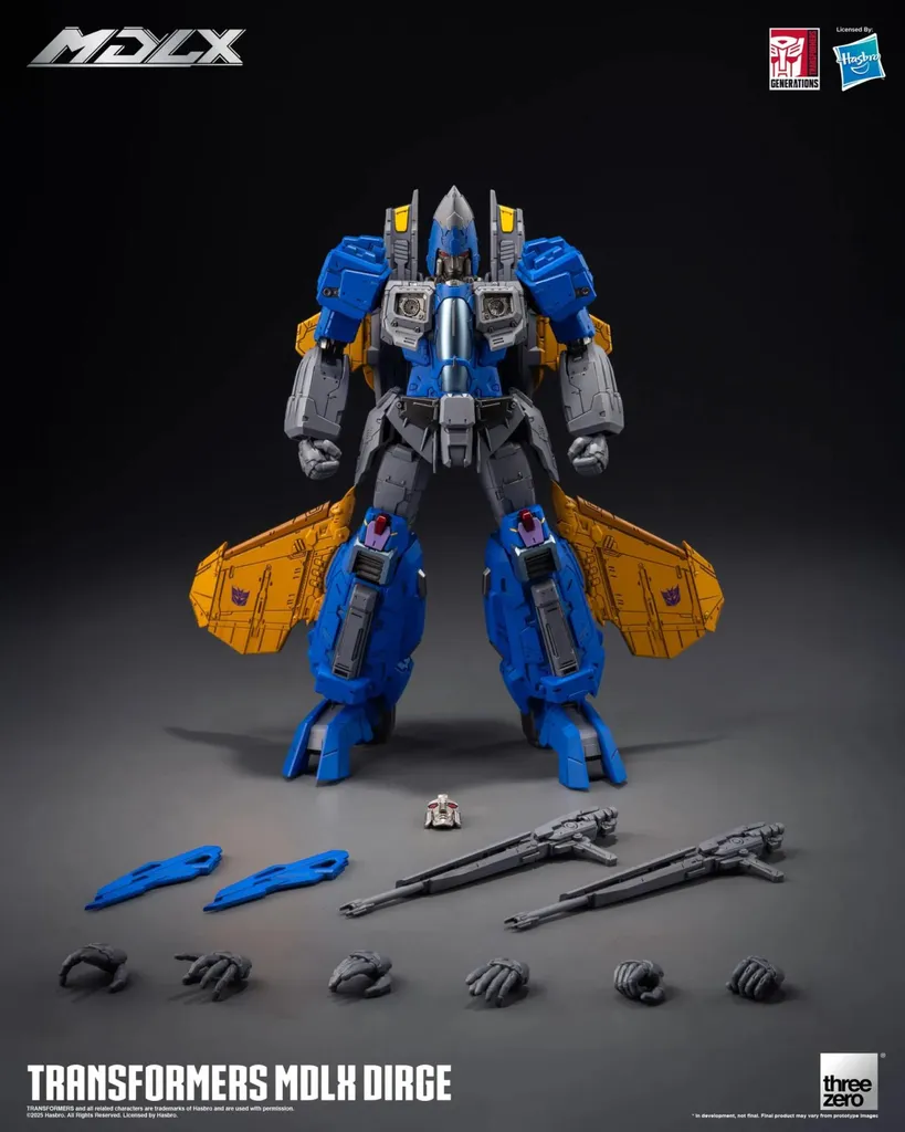 Figurine Transformers MDLX Dirge 20 cm articulée haute précision - 2