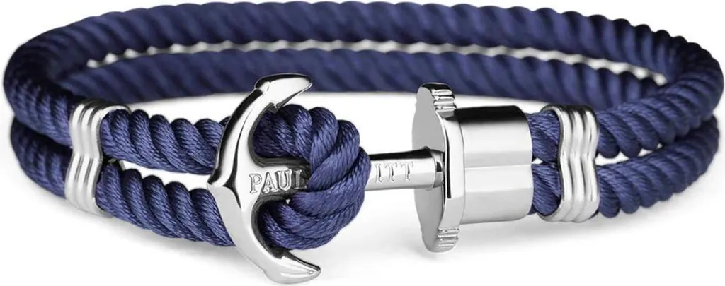 Bracciale Paul Hewitt PH-N-S-N-M Donna: Eleganza Nautica Argento e Marmo