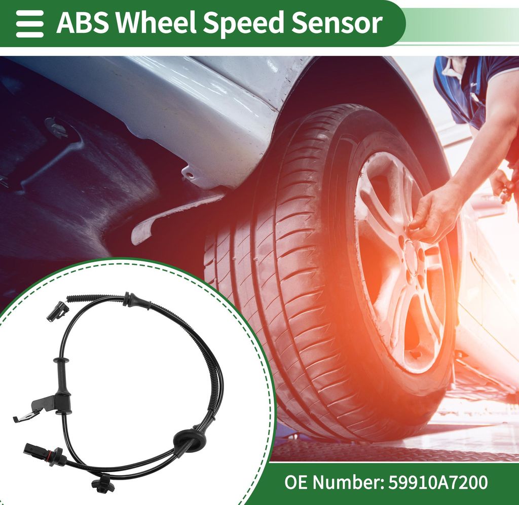 ABS Raddrehzahlsensor hinten links ABS Sensor Antiblockiersystem Sensor Nr. 59910A7200 für KIA FORTE5 2014-2018