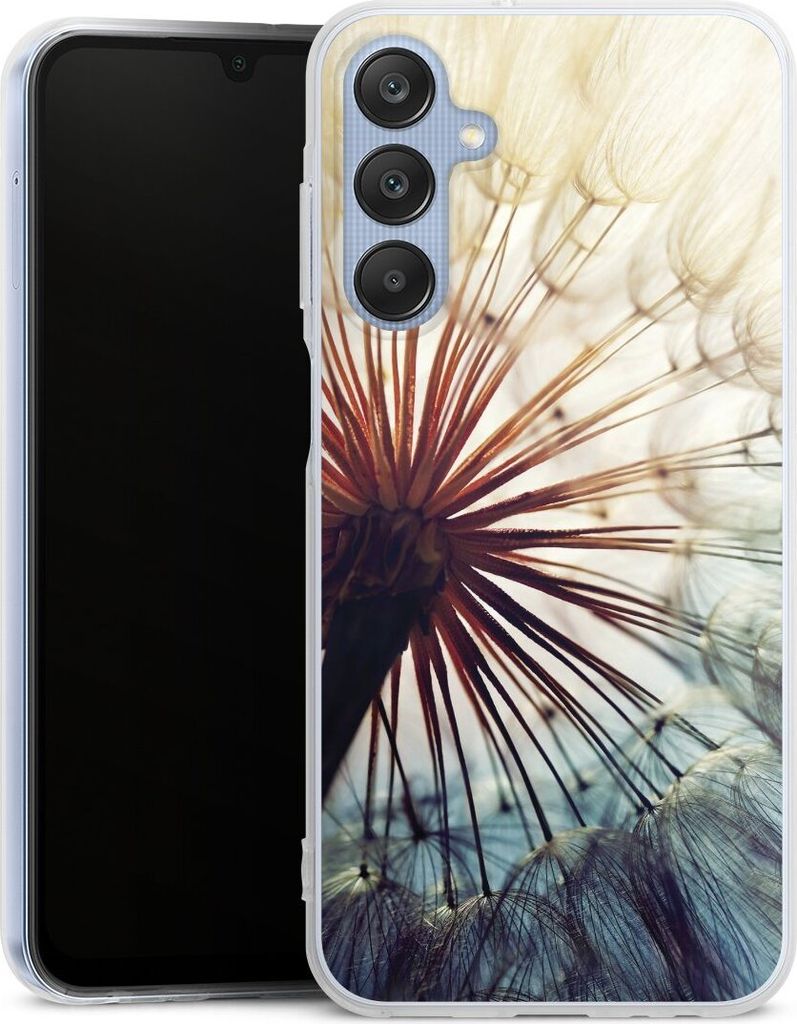 DeinDesign Handyhülle für Samsung Galaxy A25 5G Silikon Hülle Case Smartphone Schutzhülle Blumen Fotografie Pusteblume