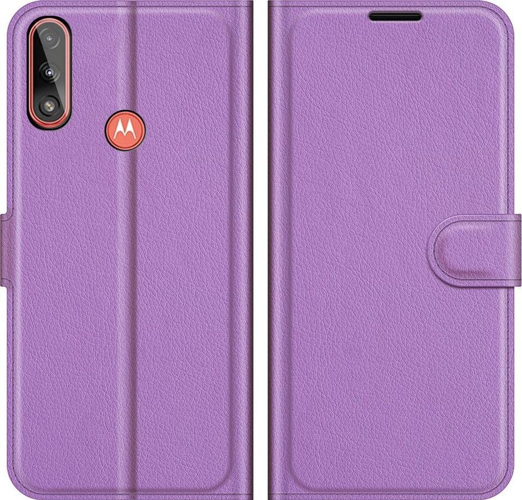 Motorola Moto E7i Power / E7 Power Hülle - Coverup Klapphülle - Violett