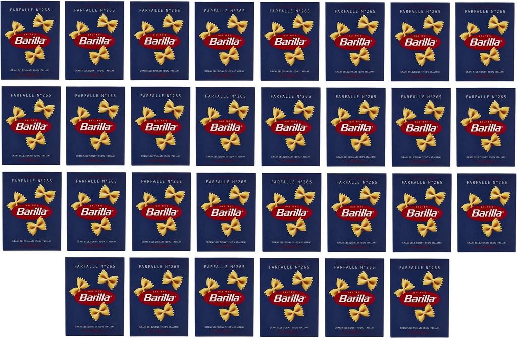 30x Pasta Barilla Farfalle Nr. 265 italienisch Nudeln 500 g Produktbild 