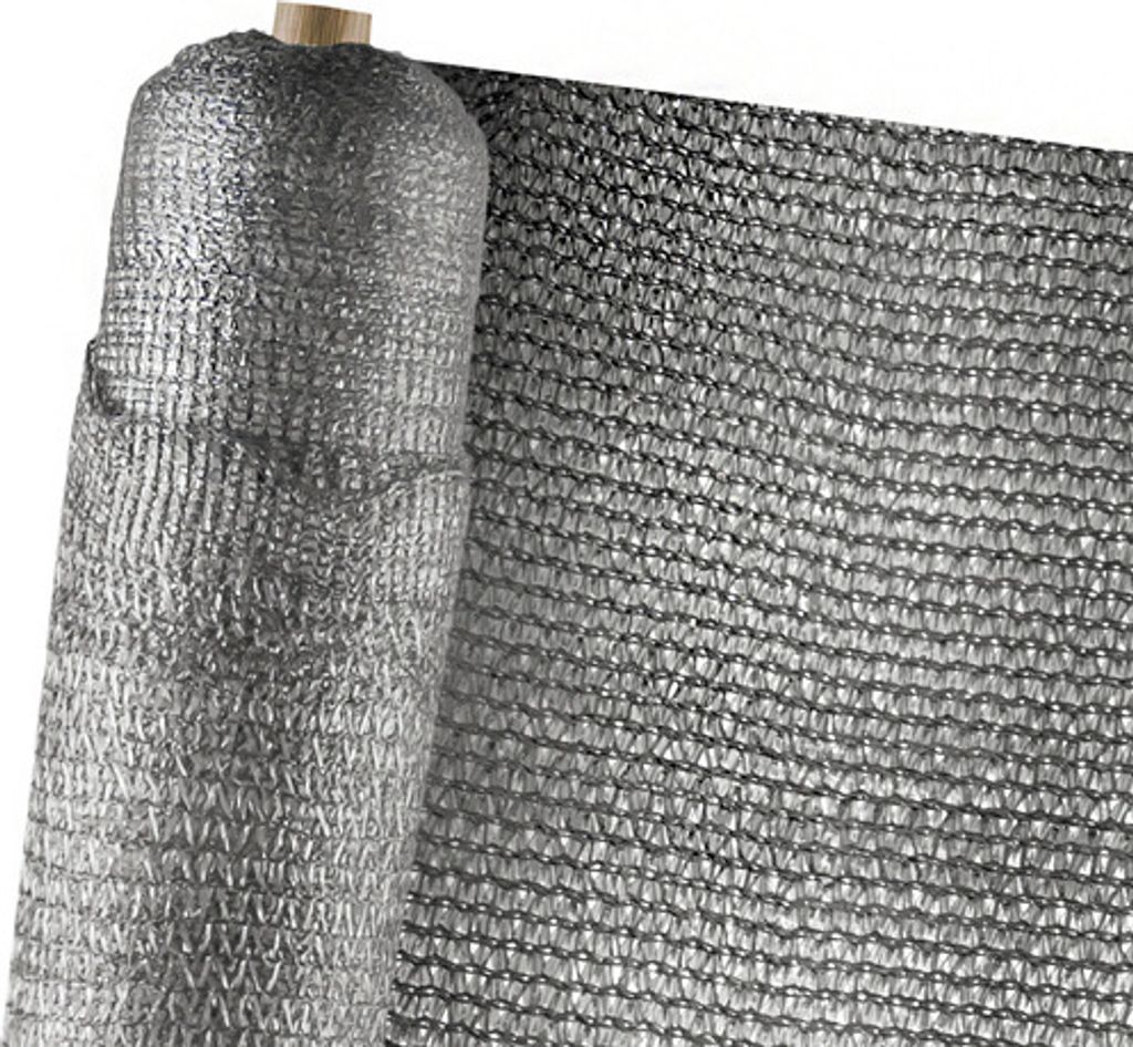 Sichtschutz Zaun Sichtschutzzaun Netz Tennisblende Schattier Windschutz Zaunblende Schattiernetz Grau 90% 150cm 10m
