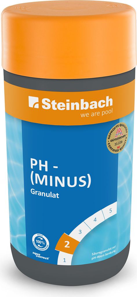 Steinbach Poolpflege pH-(minus) Granulat 1,5 kg 0753001TD08 Produktbild 