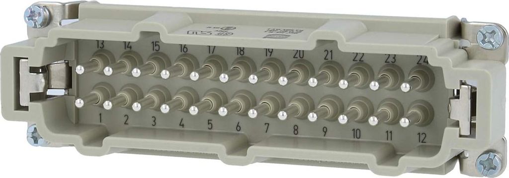 HARTING Han 24E Stifteinsatz (M) Schraubanschluss, Produktbild 