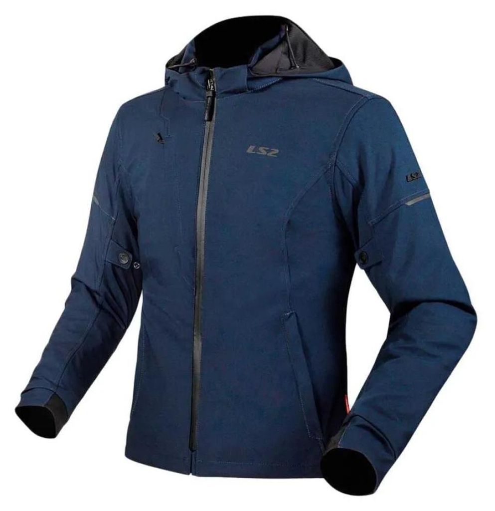 Ls2 Textil Bolton Kapuzenjacke Blau XL Frau Blau XL