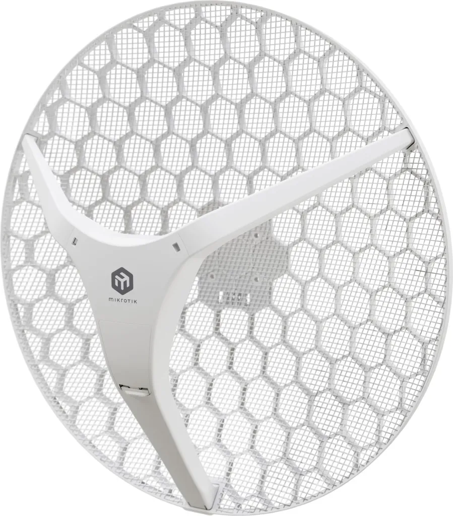 Antenne WiFi 6 Extérieure MikroTik LHG XL 5 ax Pont Sans Fil 5GHz