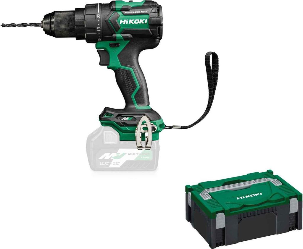 Trapano avvitatore a batteria HiKOKI DS36DCW2Z 36V 155Nm Immagine del prodotto 