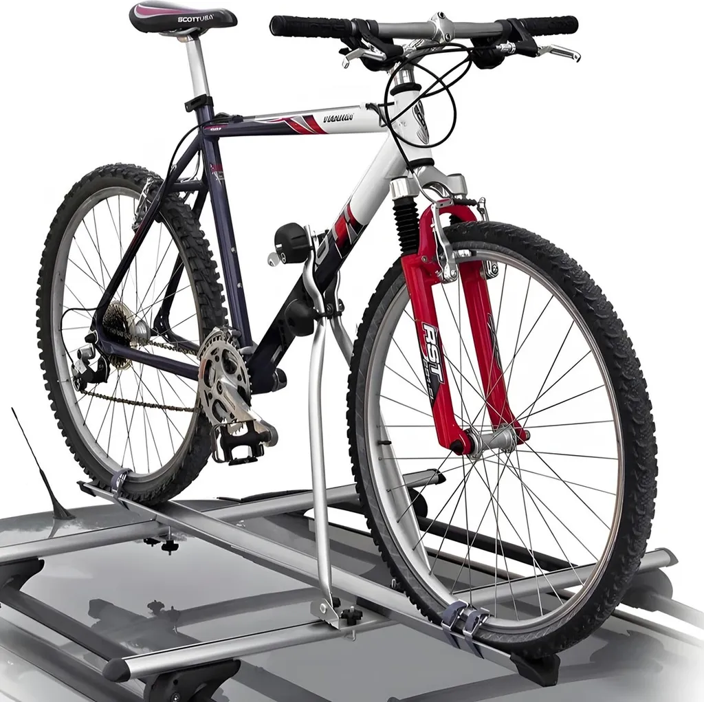 Porte-vélo de Toit Huggy Idéal pour Vacances et Sorties VTT en Famille