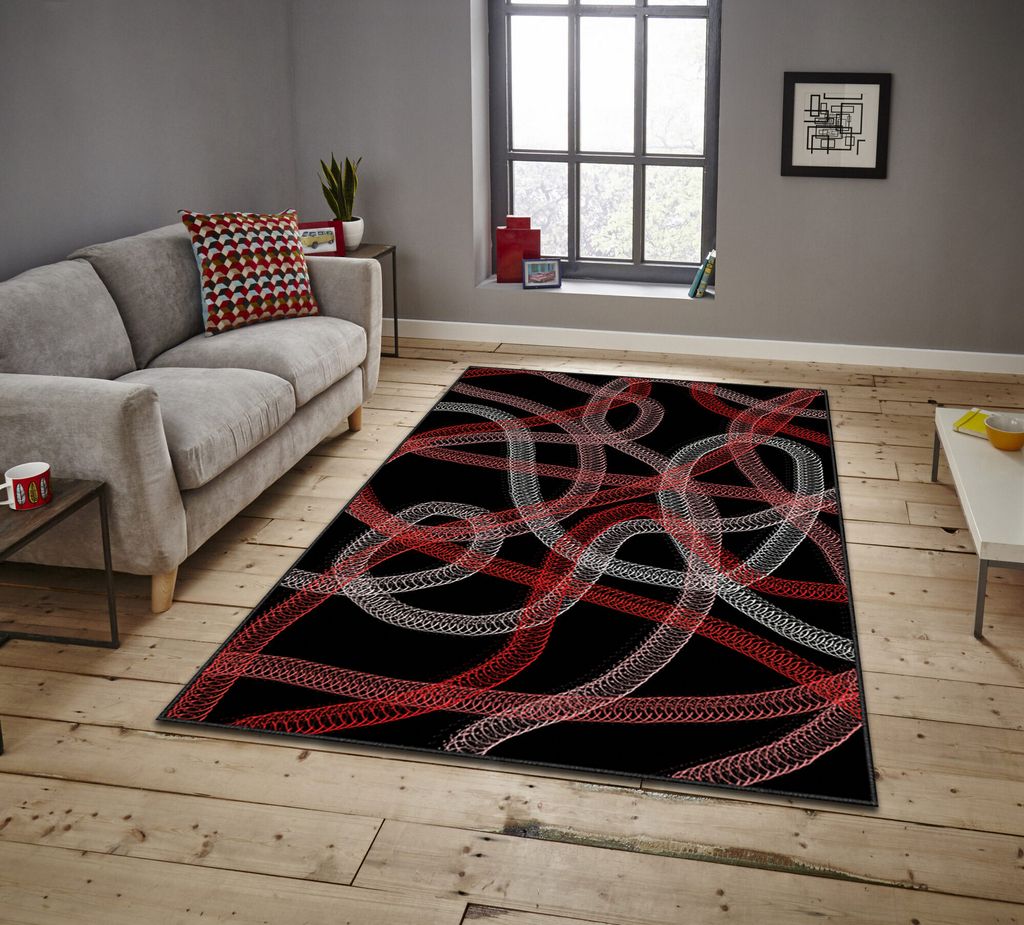 Conceptum Hypnose, Garry- ASR CRPTNGR, Bunt, Kurzflorteppiche, 120 x 180 cm, 100% POLYESTER