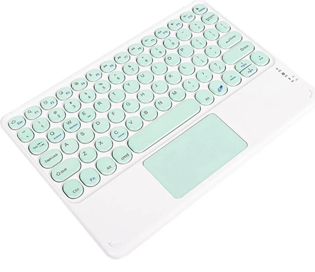 Clavier Bluetooth Silencieux avec Touchpad pour Éviter les Câbles Vert