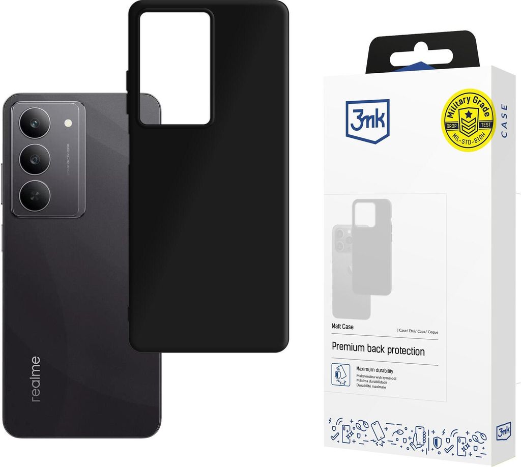 3mk Schutzhülle Matt Case Cover für Realme 14x Backcover