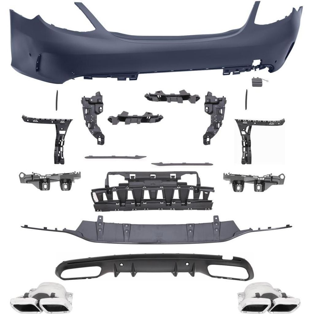DIEDERICHS 1673255 Stoßstange hinten für MERCEDES-BENZ C-KLASSE (W205) 2014-2018
