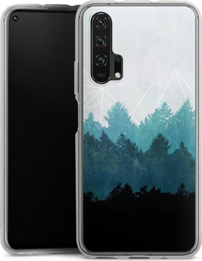 DeinDesign Handyhülle für Huawei Honor 20 Pro Silikon Hülle Case Smartphone Schutzhülle Abstrakt Baum Wald