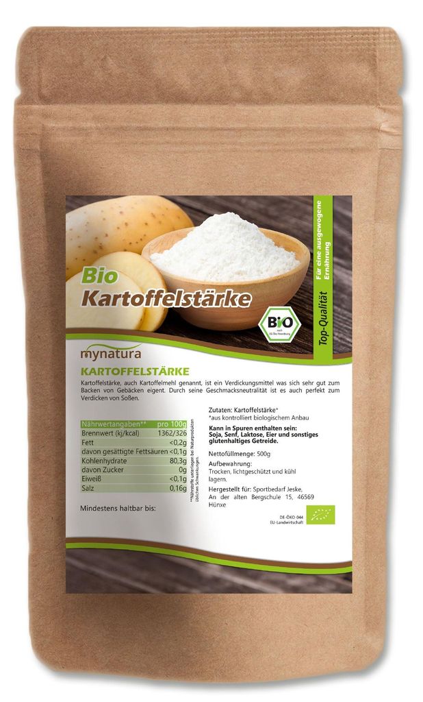 Mynatura  Kartoffelstärke - in verschiedenen Größen - 500g Produktbild 