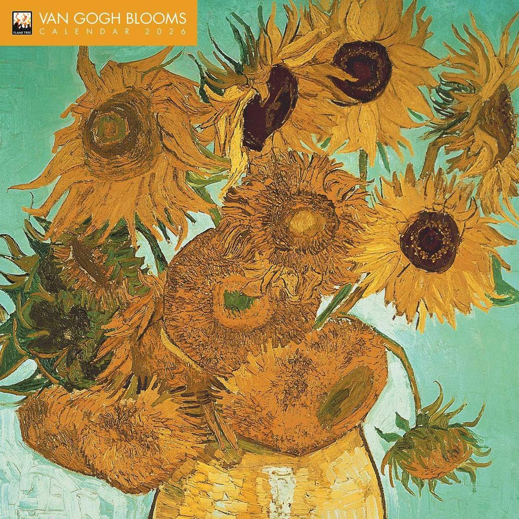 Flame Tree Publishing: Vincent van Gogh - Blüten 2026 - Orig