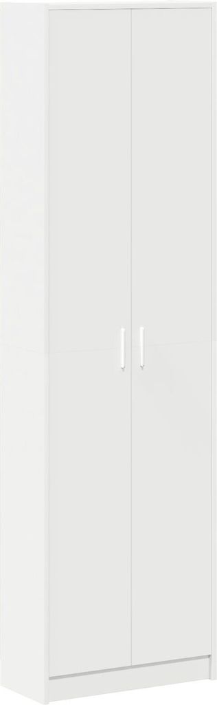 Möbel Kleiderschrank Weiß 55x25x189 cm Holzwerkstoffe - Produktbild 