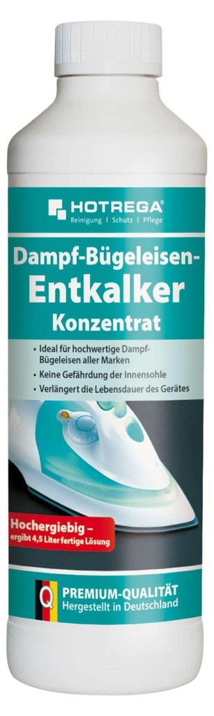HOTREGA Dampf Bügeleisen Entkalker 500 ml - Produktbild 