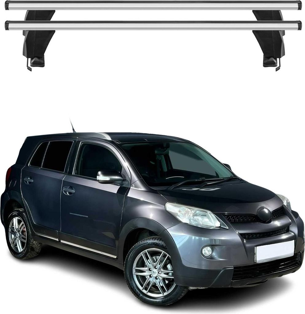 Menabo Dachträger Grundtäger für Toyota Urban Cruiser 2008-2014 50kg Alu Grau 2x