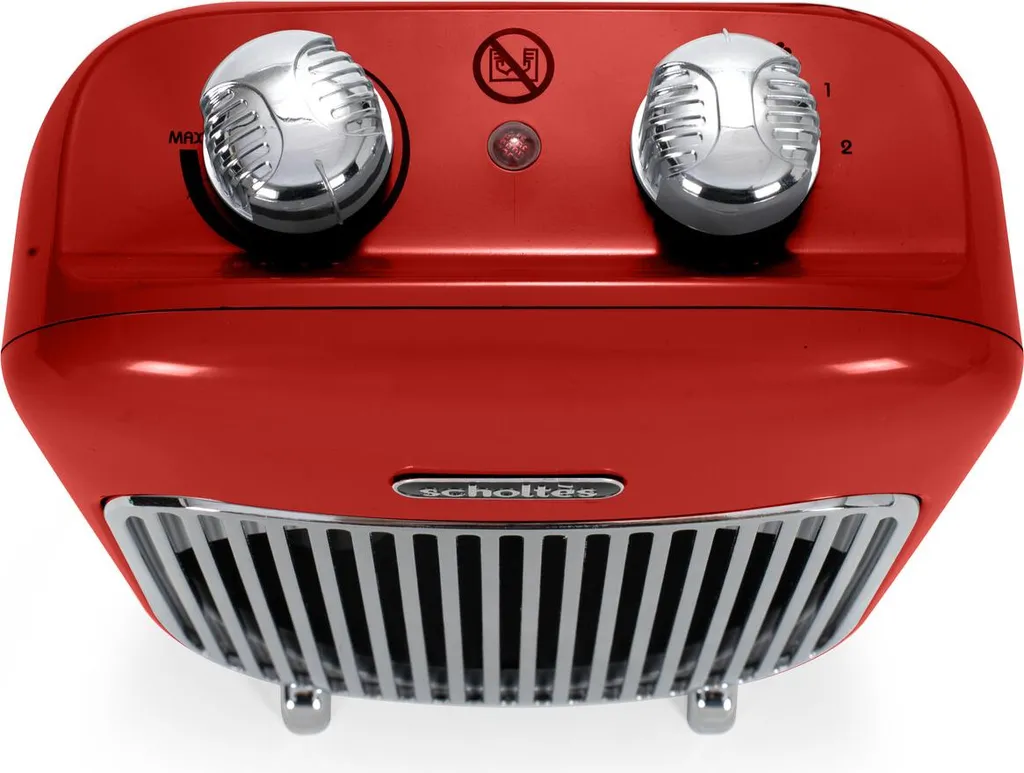 Chauffage soufflant de salle de bain 2000W Scholtes rouge rapide - 3
