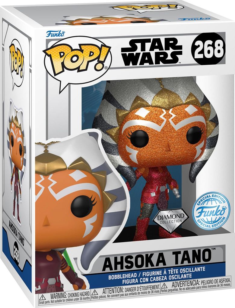 Star Wars - Ahsoka Tano 268 Special Edition Diamond - Funko Produktbild 