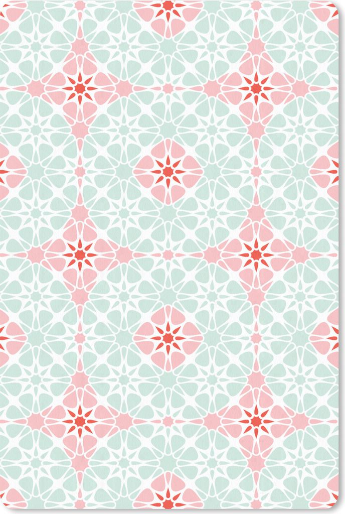 MuchoWow Mauspad Mousepad Blumen - Sterne - Winter - Design 40x60 cm - Mousepads - Maus Mat - Pad - Mausunterlage - Schreibtisch Accesoire