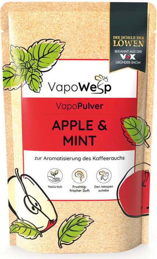 VapoWesp Pulver Apple & Mint - 100 g Produktbild 