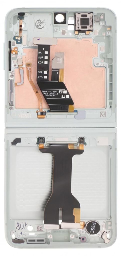 Samsung, Zentraler Rahmen für Samsung Galaxy Z Flip 6 Robuste Struktur, Grün