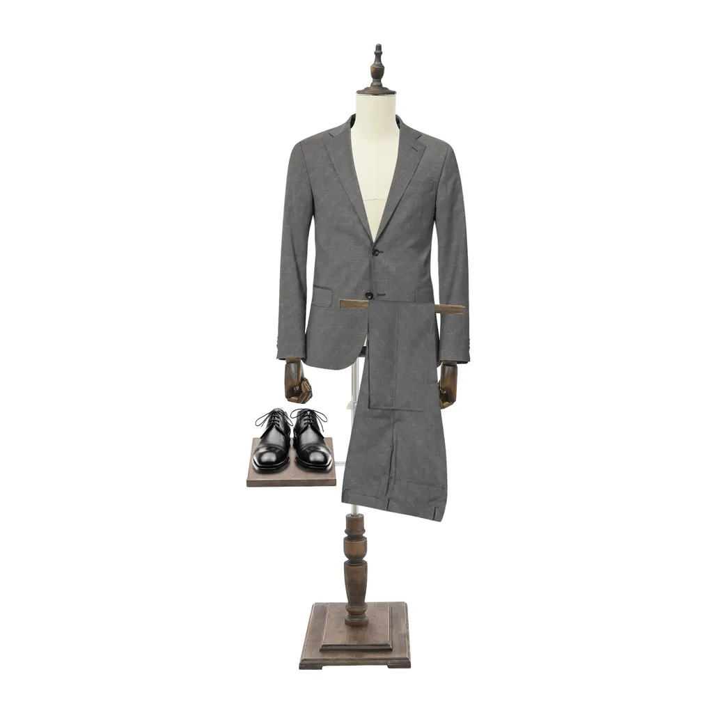Buste de mannequin homme pour exposition de vêtements avec pied réglable