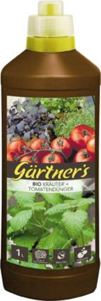 Gärtner´s  Dünger f. Kräuter + Tomaten, 1 l Produktbild 