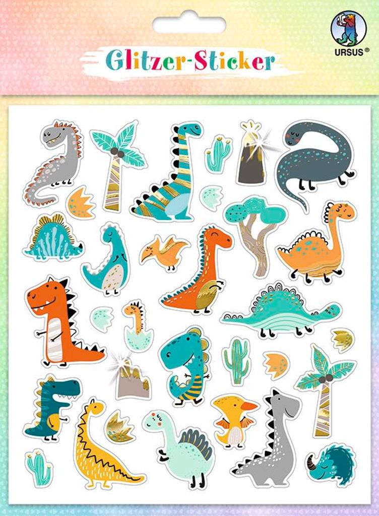 URSUS Glitzer-Sticker Fun Motiv 02 Produktbild 