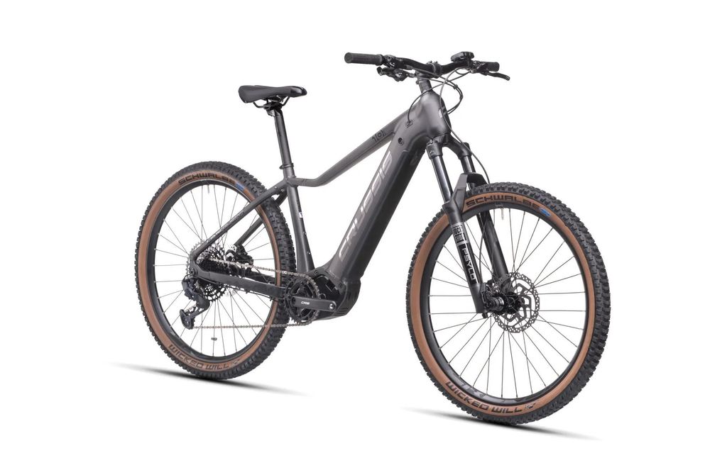 27,5 Zoll E-bike Elektrofahrrad MTB Crussis 2025 ONE Guera 10.10 20Ah 720Wh 95Nm Rahmenhöhe 15"(35 cm) Grau/Matt