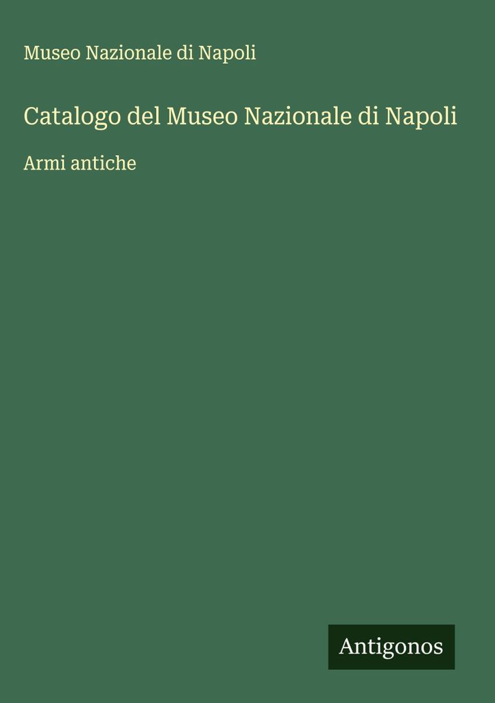 Katalog des Nationalmuseums Neapel