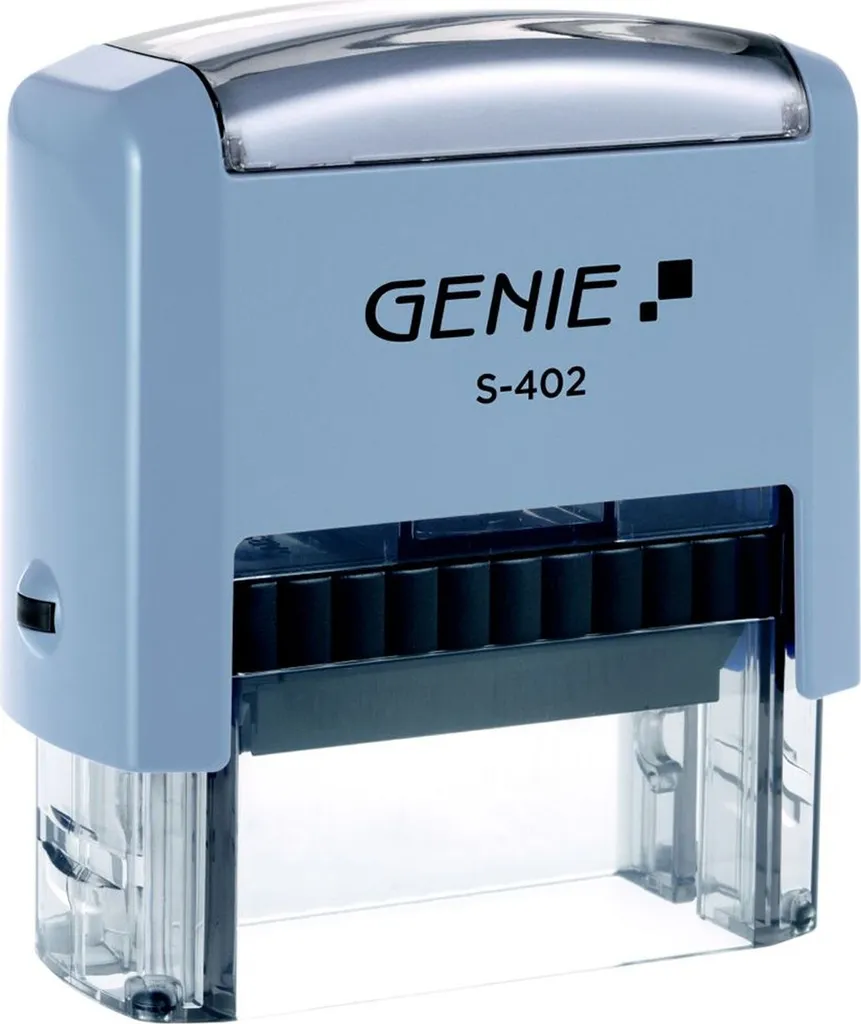 Genie 12542 S-402 Timbro Autoinchiostrante Professionale 47x18mm
