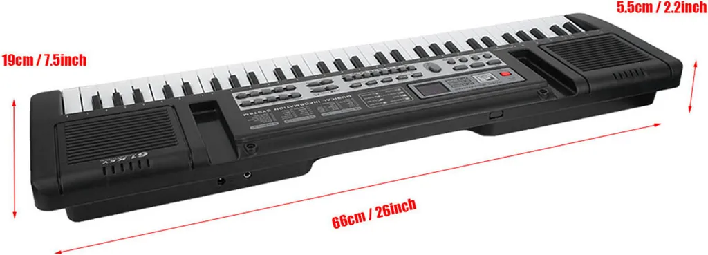 Orgue électronique pour enfants avec micro et clavier numérique K20
