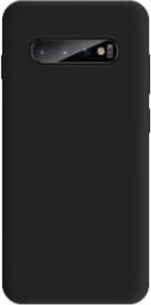 eSTUFF - Cover posteriore per cellulare - Silicone - Nero - per Samsung Galaxy S10 (ES673154-BULK)