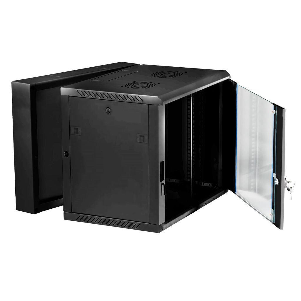 Extralink rackový rozvádzač 19" 12U 600x600 AZH čierny Obrázok produktu 