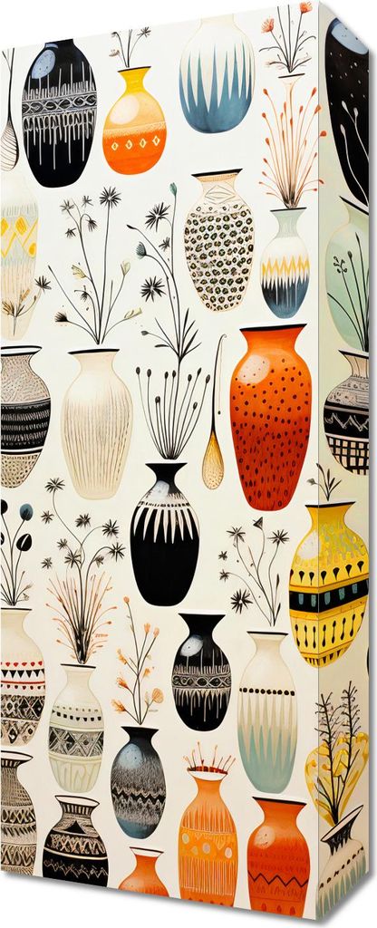 Bild 20x50cm Symphonie der Vasen