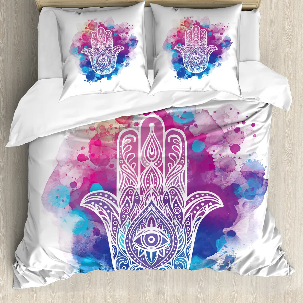 Copripiumino Hamsa ABAKUHAUS 155x220: Protezione e Stile Antiacaro
