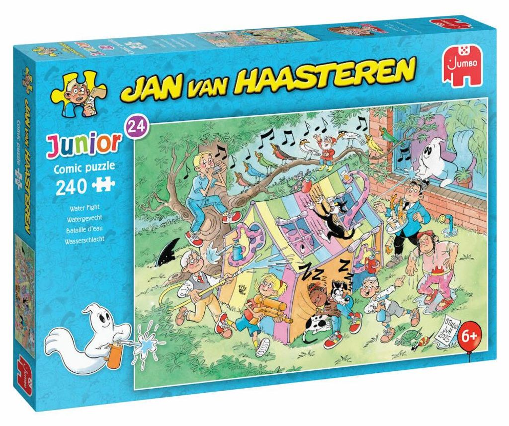Jumbo Jan van Haasteren Junior 24 - Wasserschlacht, Comic Immagine del prodotto 