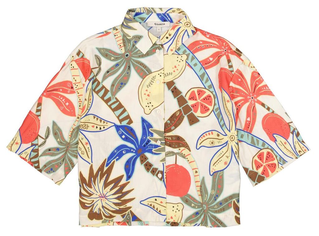 GARCIA ladies shirt ss 2082 turtledove S
