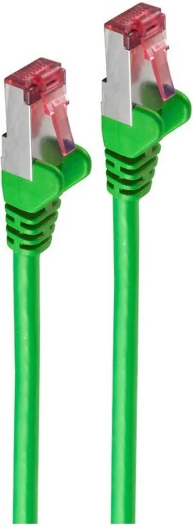 Cavo Patch Cat6A S/FTP PIMF Verde 0.25m LSZH | 10Gbps per Server Rack