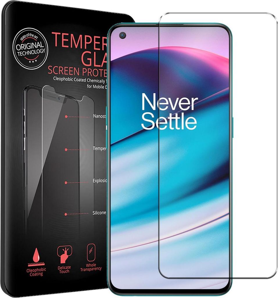 2x Conie Glasfolie für OnePlus Nord CE 5G Displayschutz Folie Panzer Glas Premium Schutzfolie Set Blasenfrei
