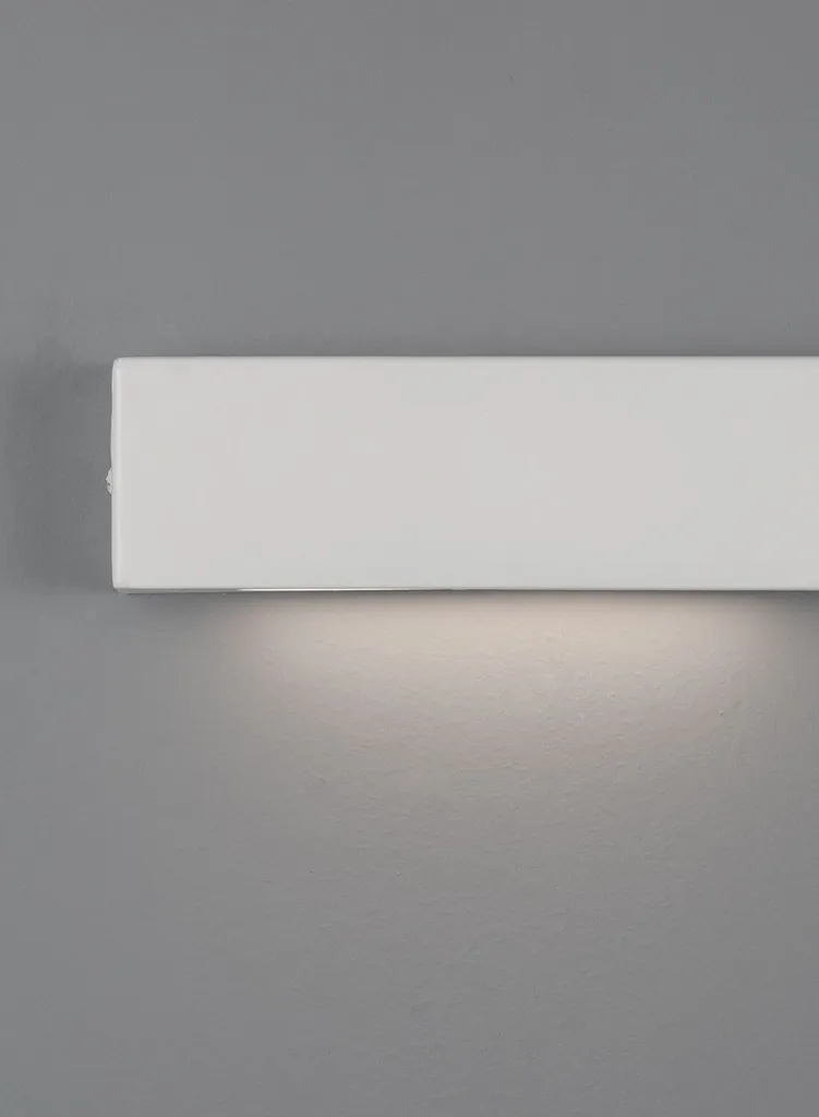 Applique Murale VIDA LED Blanche Gauche - Éclairage Indirect Chic - 16